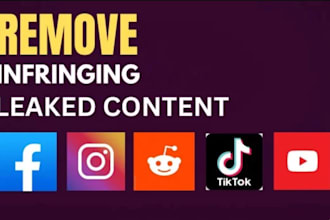 takedown and delete fb instagram,yt,tiktok,reddit,x