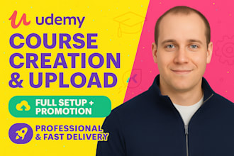 create udemy online course, upload and promote your udemy online course