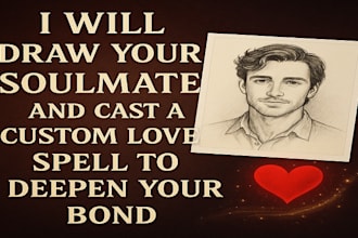 draw your soulmate and cast a custom love spell to deepen your bond
