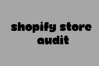 shopify virtual assistance store audit shipping setup