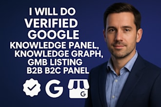 do verified google knowledge panel, knowledge graph, gmb listing, b2b b2c panel