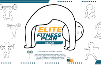 create a custom branded workout and nutrition plan layout