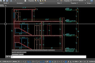 draw framing plan, shop drawing, deck and balcony analysis for permit