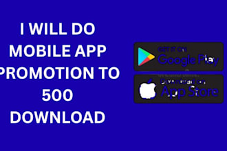 do mobile app promotion to get app installation