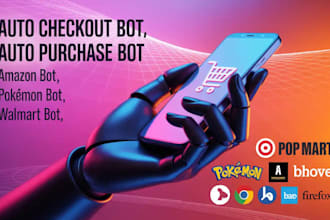 do checkout bot, pop mart bot, auto buying bot, pokemon card bot, purchase bot