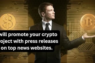 promote your crypto project with press releases news websites