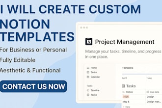 create aesthetic functional notion templates for CRM business personal planners