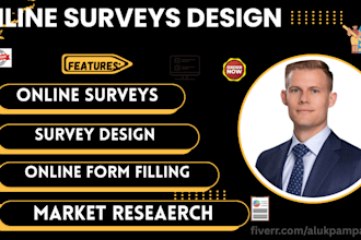 recruit 1000 respondents to fill online survey form, google form, surveys design