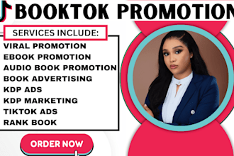 viral tiktok booktok promotion booktok book ranking book ebook marketing