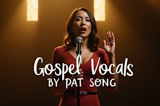 be your female vocalist to sing all backing vocals and harmonies to any genre
