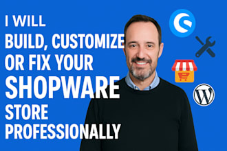build, customize, or fix your shopware store professionally
