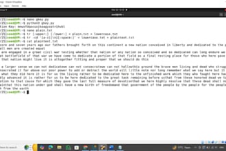 perform computer networking and linux command line assignments