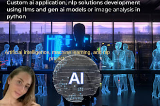 develop a custom ai application using nlp in python