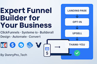 build sales funnel in simvoly, builderal, systeme io, clickfunnels kartra funnel
