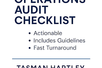 create a custom operations audit checklist for your business