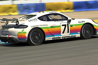 do a skin or livery for simracing assetto corsa, iracing, acc competizione, lmu