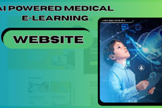 build ai powered healthcare elearning lms medical platform, ai voice bot web app