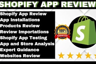 do shopify app review install shopify app to product review and QA testing