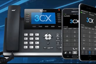 setup voip sip trunk, did number,3cx auto dialer, spoof API