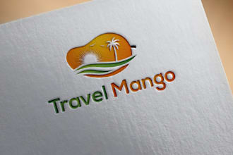 create unique travel, adventure, beach, nature, tourism logo design
