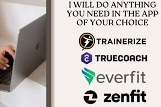setup or transfer your workout program to everfit or trainerize with automation