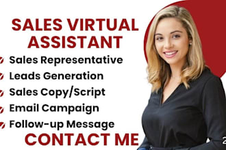 be your company high ticket sales representative sales person virtual assistant