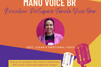 brazilian portuguese female voice over