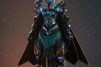create custom handmade cosplay costume with armor props wigs helmet and details