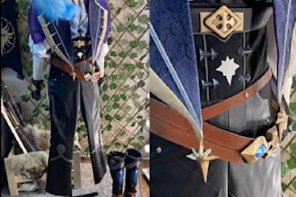 create full body wearable cosplay armor with eva foam or 3d printed parts