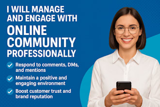 manage and engage with your online community professionally