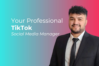 be your tiktok social media marketing manager