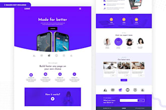 do figma landing page, design saas website, homepage, dashboard, website mockup
