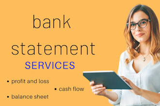 reconcile bank statement PDF to editable format