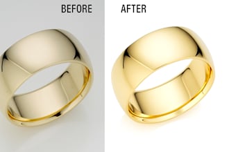 do jewelry photo retouching, editing color correction