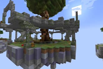 create minecraft skywars, bedwars, pvp, or survival map
