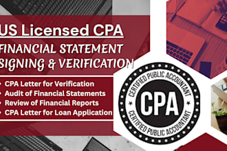 sign cpa letter, audit financial statement, finanial report, cpa mortgage letter