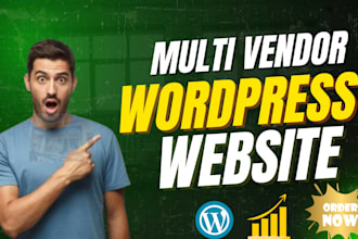 create wordpress ecommerce multivendor webshop