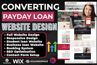 build payday loan website student loan business loan mca mortgage broker website