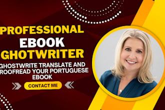 ghostwrite translate and proofread your portuguese ebook