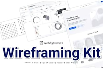 design website dashboard, ui ux wireframe and prototype in figma, saas ui ux