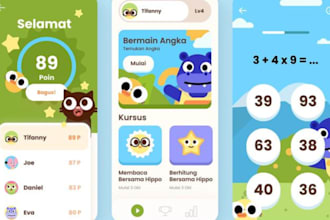 develop kid learning app, educational app, kid learning game, quiz kids game