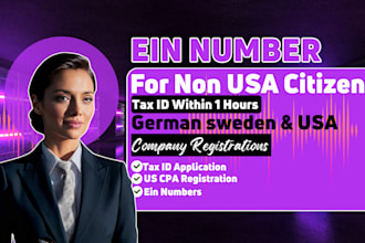 do UK sweden llc registration creation, company ein number US vat filing 1120