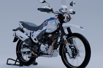 build up realistic bike,game acett,racing bike, 3d printing, sketch up,3d render