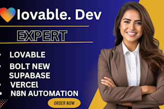 build lovable ai saas app with supabase, vercel, deepseek, and n8n automation