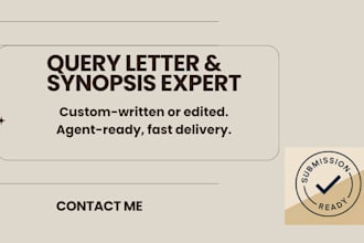 write and edit a compelling query letter and synopsis that gets noticed