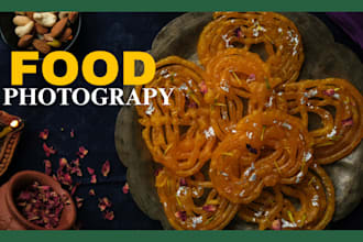 provide professional food photography of your recipes