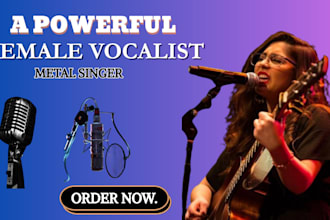 be your fav female rock singer songwriter, classic rock edm heavy metal vocalist