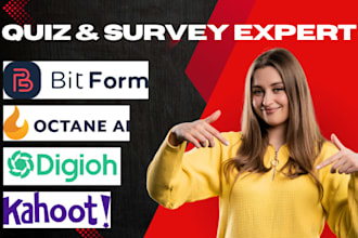 create bitform octane ai digioh quiz kahoot form tally form interact survey