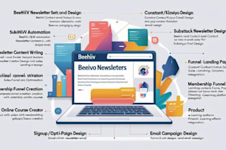 design beehiiv newsletter, substack, brevo, email marketing, mailchimp, klaviyo