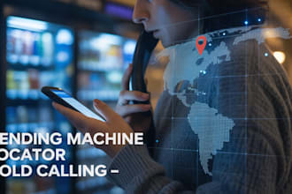 cold calling vending machine real estate vending machine locator